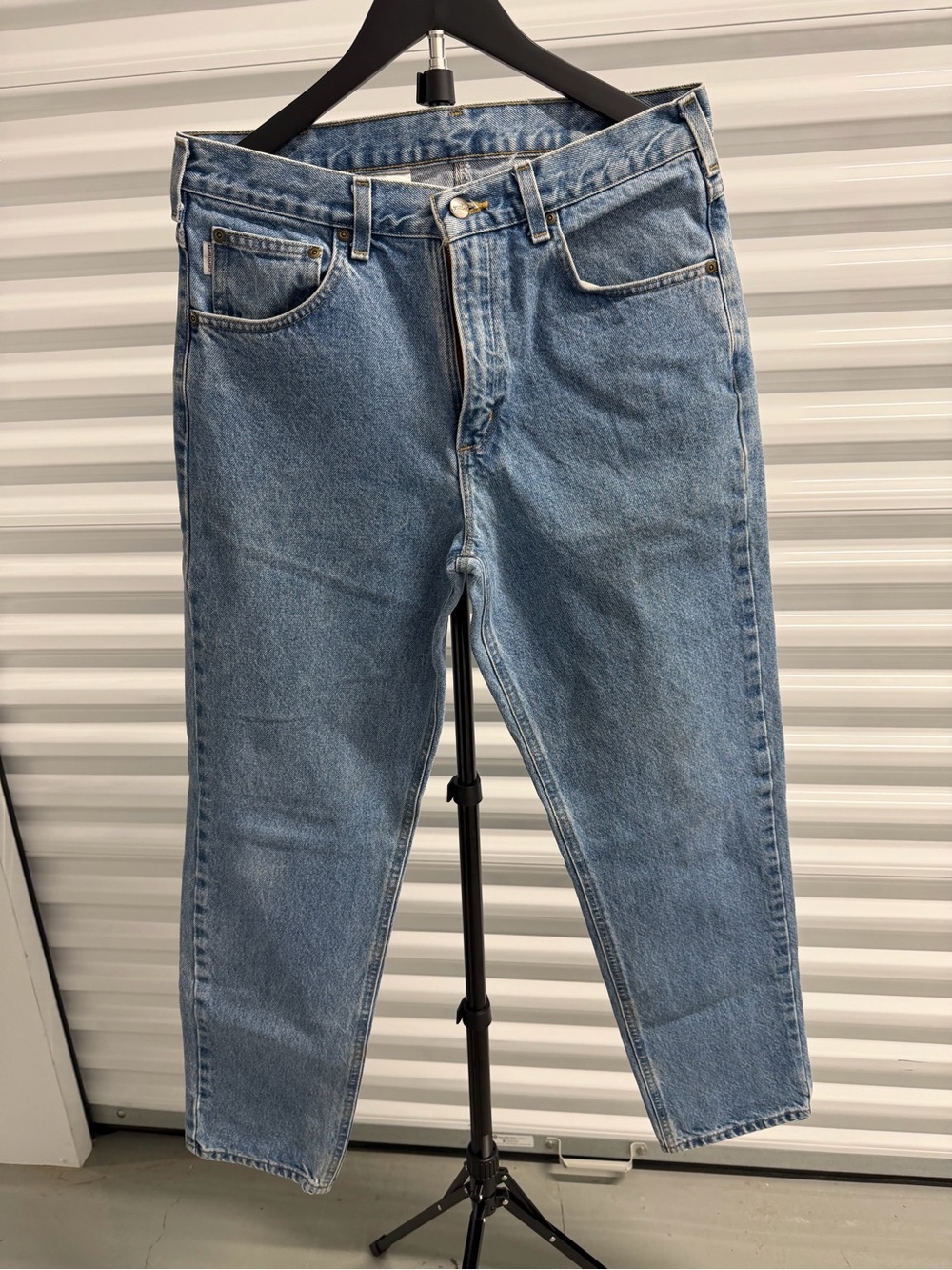Vintage Carhartt Classic Light Blue Men's Relaxed Fit Jeans